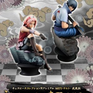 Naruto Shippuden: Sasuke & Sakura Chesspiece Collectoin Set Trading Figures