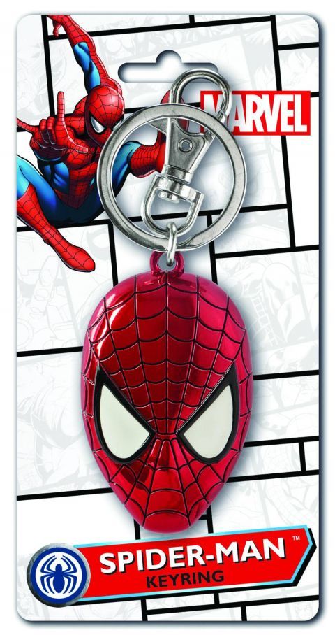 Key Chain: SpiderMan - Head Colored Metal