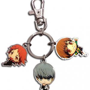 Key Chain: Persona 4 - SD Yu, Yosuke & Chie Metal