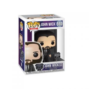 John Wick: John Wick (Black Suit) w/ Dog Buddy Pop Figure