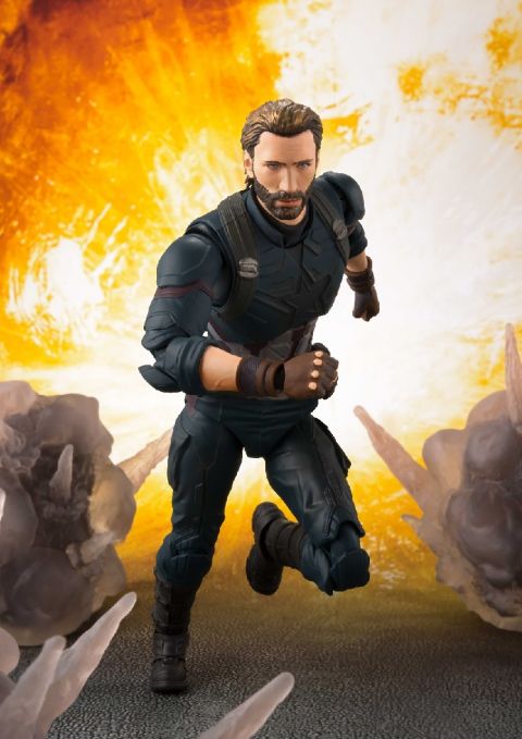 Avengers Infinity War: Captain America & Tamashii Effect Explosion S.H.Figuarts Action Figure