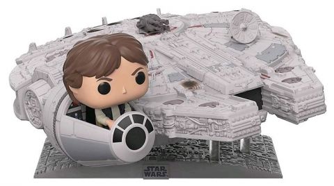 Star Wars: Han Solo w/ Millennium Falcon POP Deluxe Figure (Special Edition)