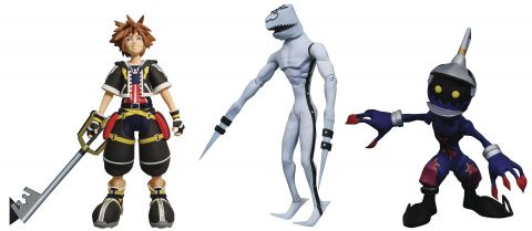 Kingdom Hearts: Series 1 Action Figures (Set of 3) (Sora, Dusk, Soldier)