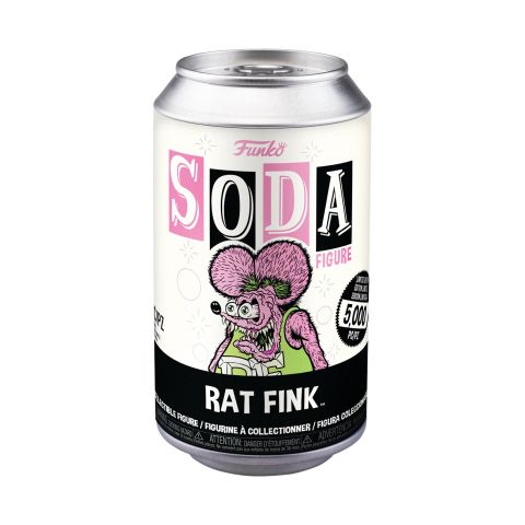 Rat-Fink: Neon Rat-Fink Vinyl Soda Figure (Limited Edition: 5,000 PCS)