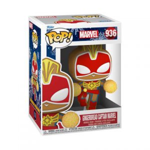Marvel Holiday: Captain Marvel (Gingerbread) Pop Figure