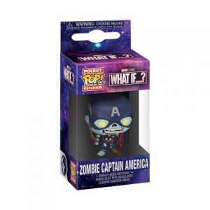 Keychan: Marvel's What If - Zombie Captain America Pocket Pop