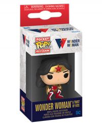 Key Chain: Wonder Woman 80th Anniversary - Wonder Woman (A Twist of Fate) Pocket Pop