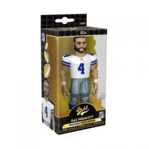 NFL Stars: Cowboys - Dak Prescott (Home Uniform) 5'' Vinyl Gold Figure