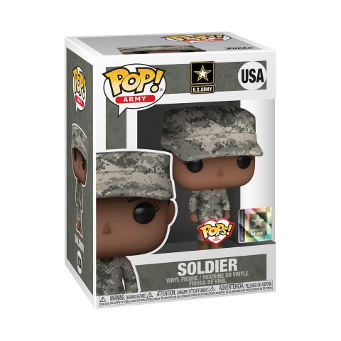 POP Military: Army Soldier Female - Fatigue A Pop Figure