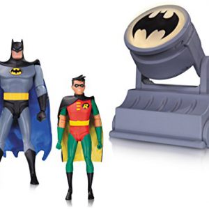 Batman Animated Series: Batman, Robin & Bat Signal Deluxe Action Figures Set