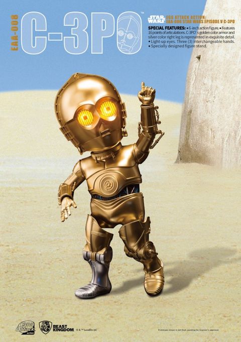 Star Wars: C-3PO EAA-008 Egg Attack Action Figure