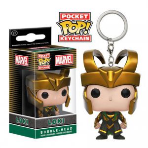 Key Chain: Thor - Loki Pocket Pop Vinyl