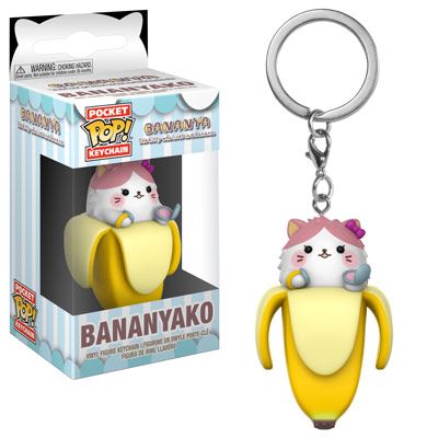 Key Chain: Bananya - Bananyako Pocket Pop Vinyl