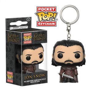 Key Chain: Game of Thrones - Jon Snow (King of the North) Pocket Pop Vinyl