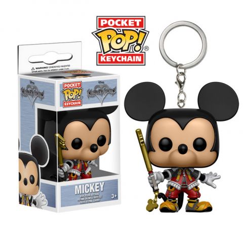 Key Chain: Kingdom Hearts - Mickey Valor Form Pocket Pop Vinyl