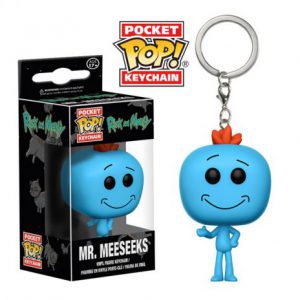 Key Chain: Rick and Morty - Mr. Meeseeks Pocket Pop Vinyl
