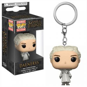 Key Chain: Game of Thrones - Daenerys (White Coat) Pocket Pop Vinyl