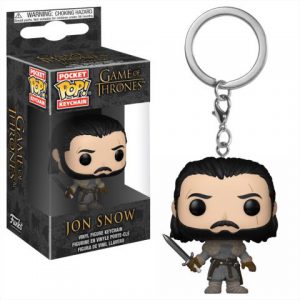 Key Chain: Game of Thrones - Jon Snow (Beyond the Wall) Pocket Pop Vinyl