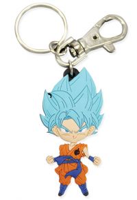 Key Chain: Dragon Ball Super - SD Super Saiyan Blue Goku Pose