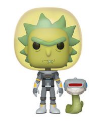 Rick and Morty: Rick (Space Suit) w/ Snake Pop Figure