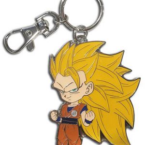 Key Chain: Dragon Ball Super - Metal SD SS3 Goku