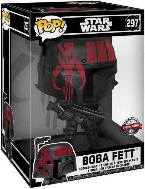Star Wars: Boba Fett (Black) 10'' Pop Figure (Special Edition)