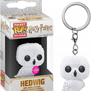 Key Chain: Harry Potter - Hedwig (Flocked) Pocket Pop