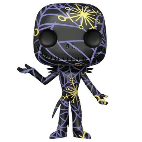 Nightmare Before Christmas: Jack #2 (Artist's Series) (Black/Yellow) w/ Case Pop Figure (Special Edition)