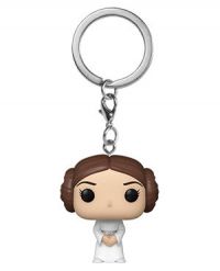 Key Chain: Star Wars - Princess Leia Pocket Pop