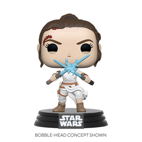 Star Wars: Rise of Skywalker - Rey w/2 Light Sabers Pop Figure