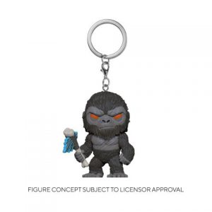Key Chain: Godzilla Vs Kong - Kong w/ Axe Pocket Pop