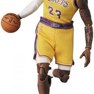 NBA Stars: Lebron James (Lakers Gold) MAFex Action Figure